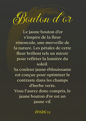Jaune Bouton d'or